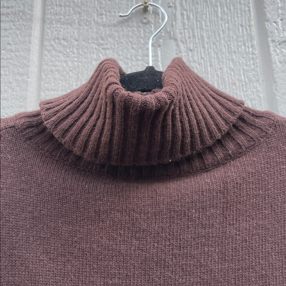 Frankie Shop Brown Sleeveless Turtleneck Sweater Size: M - Picture 8 of 10